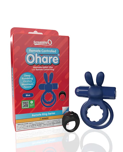 Couples Bushman Products Screaming O Ohare Remote Controlled Vibrating Ring