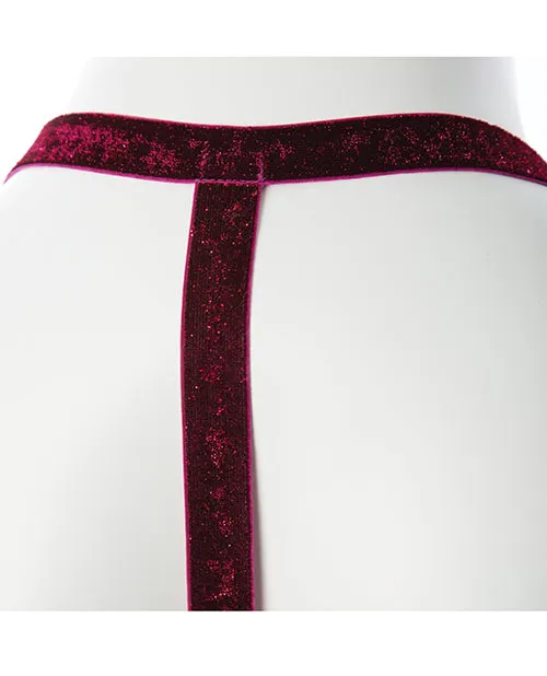 Thank Me Now INC Female Sex Toys Gender Fluid Sugar Coated Harness Raspberry Glitter