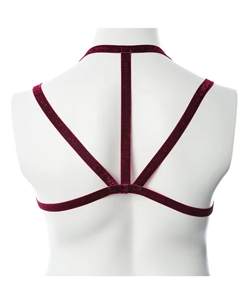 Thank Me Now INC Female Sex Toys Gender Fluid Sugar Coated Harness Raspberry Glitter