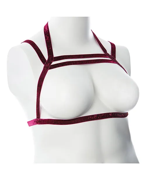 Thank Me Now INC Female Sex Toys Gender Fluid Sugar Coated Harness Raspberry Glitter
