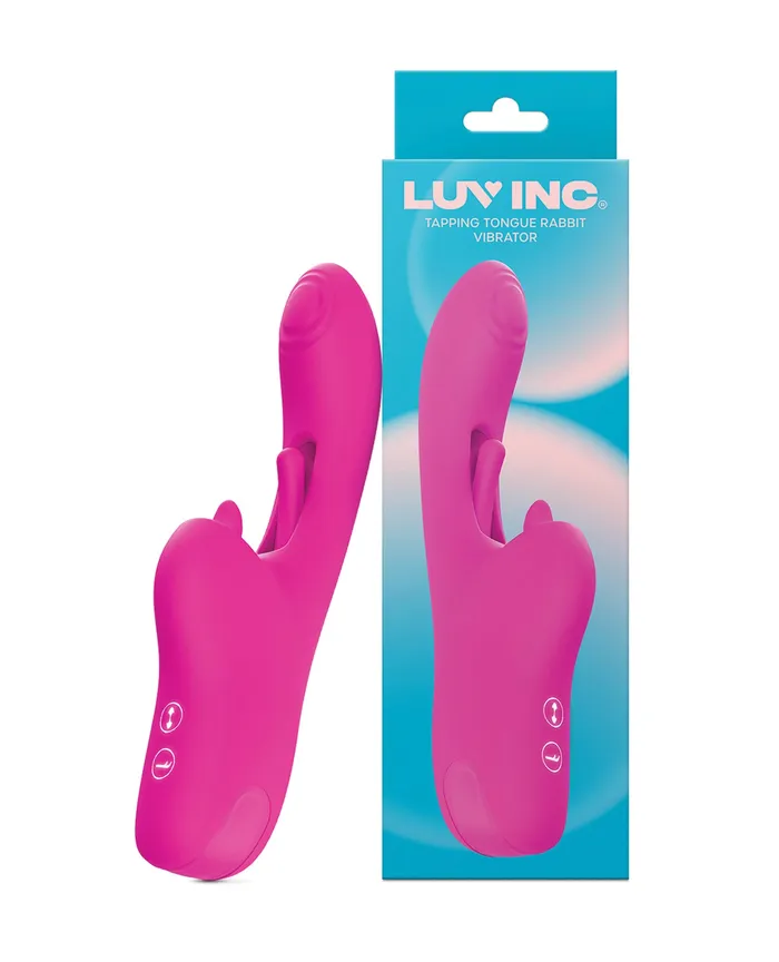 Vibrators Vvole Luv Inc Tapping Tongue Rabbit Pink