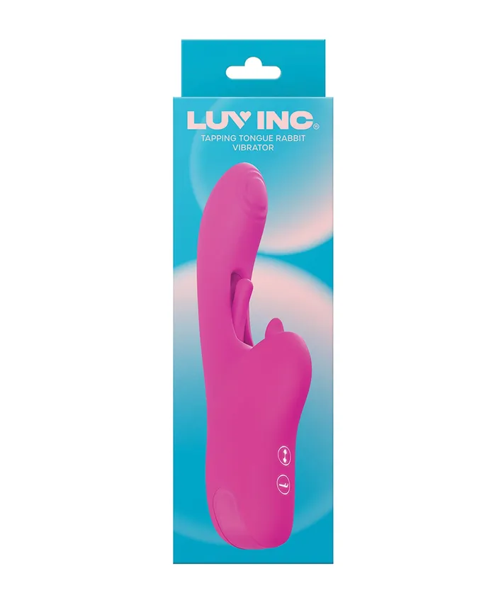 Vibrators Vvole Luv Inc Tapping Tongue Rabbit Pink