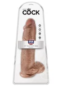 Pipedream Products Dildos King Cock Dildo with Balls 12in