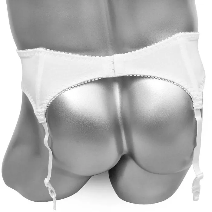 LunaSissy Luna Embroidered Garter Belt CHASTITY CAGE CO Vibrators