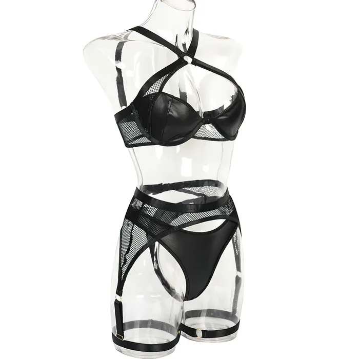 Erotic Female Lace Lingerie Underwear Womens Sexy Black Bra Set Lingerie EVEs SECRETS Anal