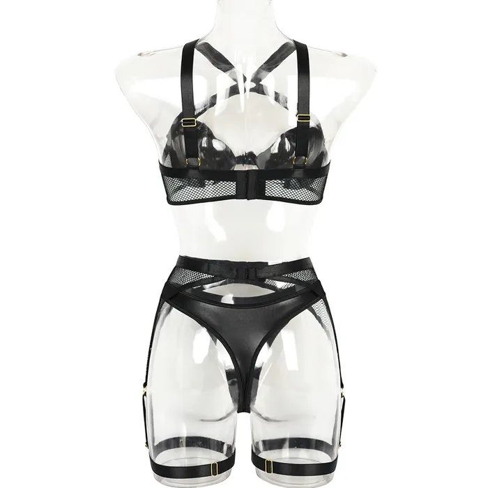 Erotic Female Lace Lingerie Underwear Womens Sexy Black Bra Set Lingerie EVEs SECRETS Anal