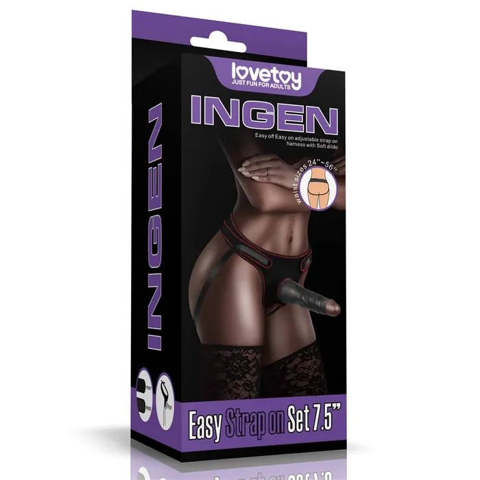 LOVETOY Anal Easy Strapon Set 75 Black