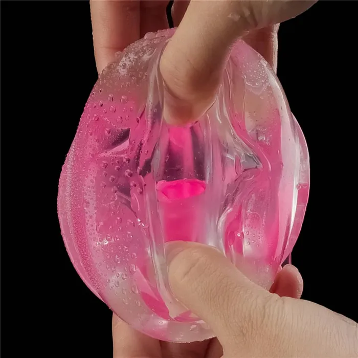 LOVETOY Male Sex Toys 85 Glow in the Dark Masturbator Pink Glow