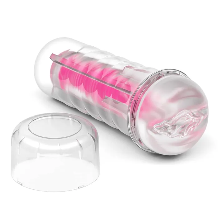 LOVETOY Male Sex Toys 85 Glow in the Dark Masturbator Pink Glow