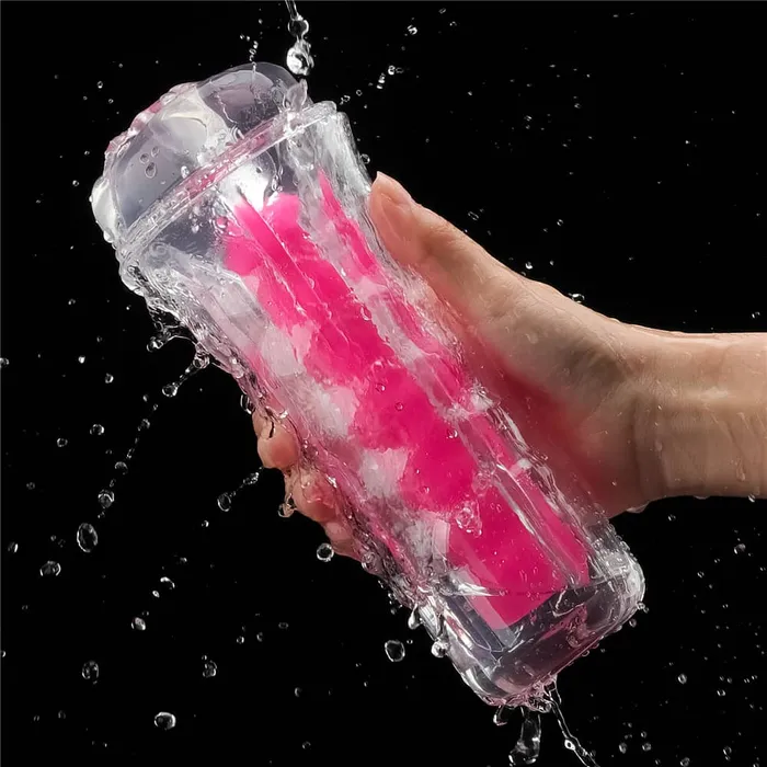 LOVETOY Male Sex Toys 85 Glow in the Dark Masturbator Pink Glow