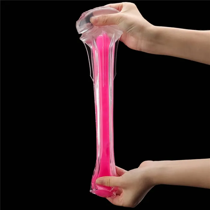 LOVETOY Male Sex Toys 85 Glow in the Dark Masturbator Pink Glow
