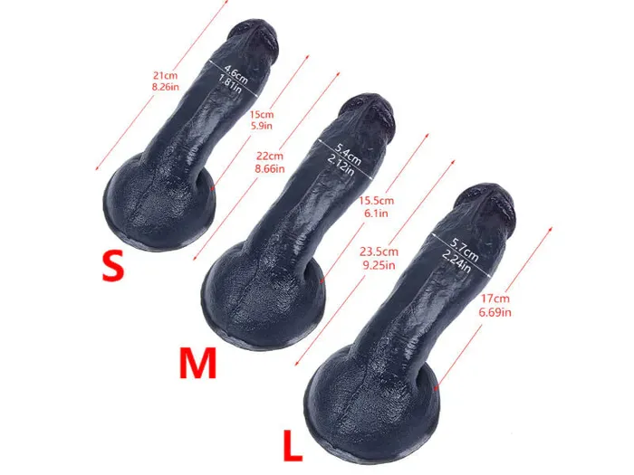 Soft Skin Mushroom Head Black Realistic Dildos Safystyle Dildos Soft Skin Mushroom Head Black Realistic Dildos Safystyle Dildos