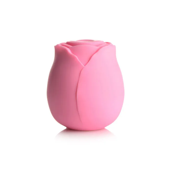 XR Brands Vibrators Bloomgasm 10X Wild Rose Silicone Suction Clit Stimulator Pink