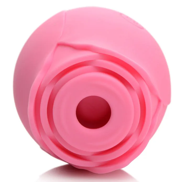 XR Brands Vibrators Bloomgasm 10X Wild Rose Silicone Suction Clit Stimulator Pink
