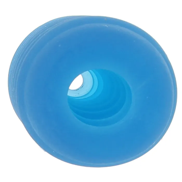 Male Sex Toys CalExotics Pop Sock Ribbed Pocket Stroker in Blue