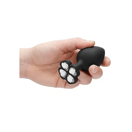 SHOTS AMERICA Anal Extra Large Lucky Diamond Butt Plug Black SHOTS AMERICA Anal Extra Large Lucky Diamond Butt Plug Black