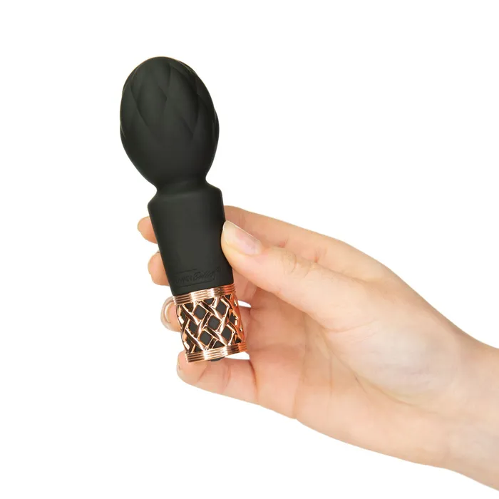Vibrators Pillow Talk Secrets Pleasure Clitoral Vibrator Wand Black Pillow Talk
