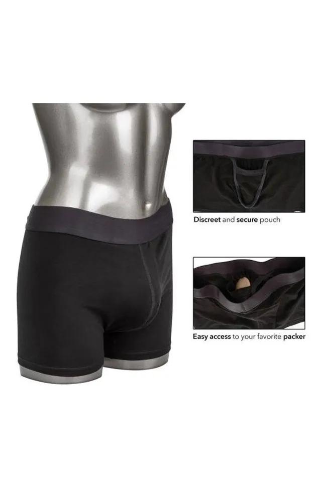 Female Sex Toys Cal Exotics Cal Exotics Packer Gear Boxer Brief w Packing Pouch Assorted Sizes