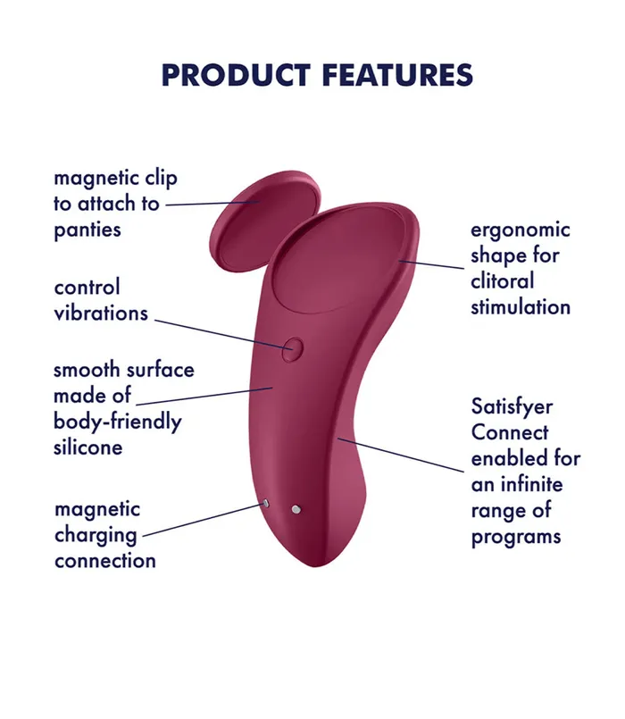 Female Sex Toys Satisfyer Sexy Secret Panty Vibrator