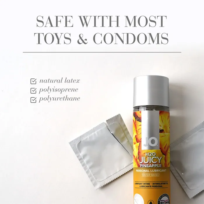 JO Lubricants JO H2O Fruit Juicy Pineapple Flavored Lubricant 120ml