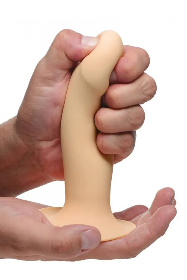 XR Brands SqueezeIt Squeezable Dildo Beige XR Brands Dildos
