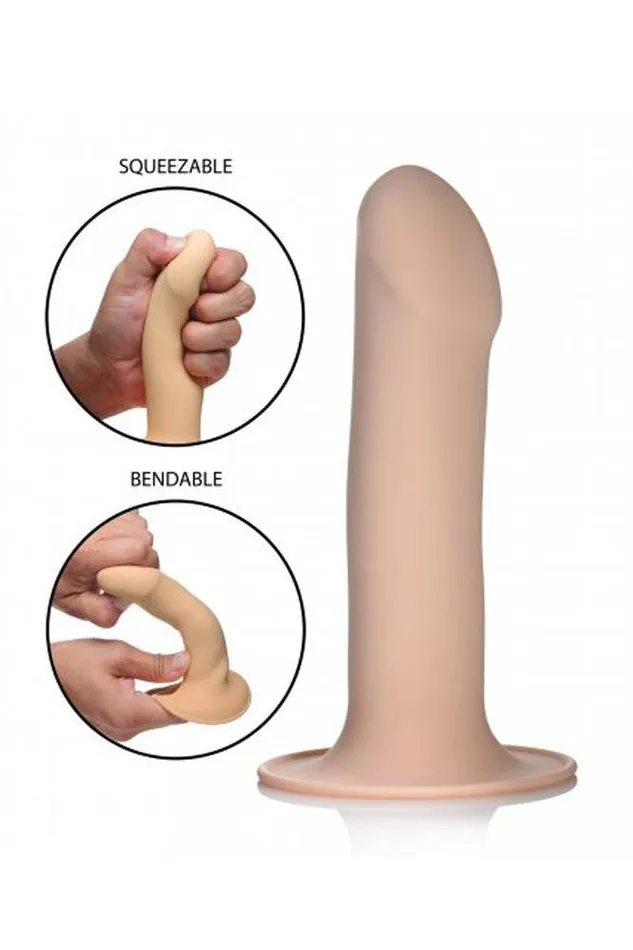 XR Brands SqueezeIt Squeezable Dildo Beige XR Brands Dildos