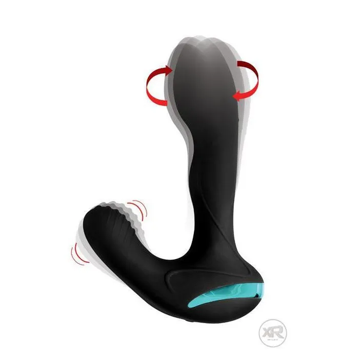 Prostatic Play Male Sex Toys Maverick Rotating Vibrating Silicone Prostate Stimulator