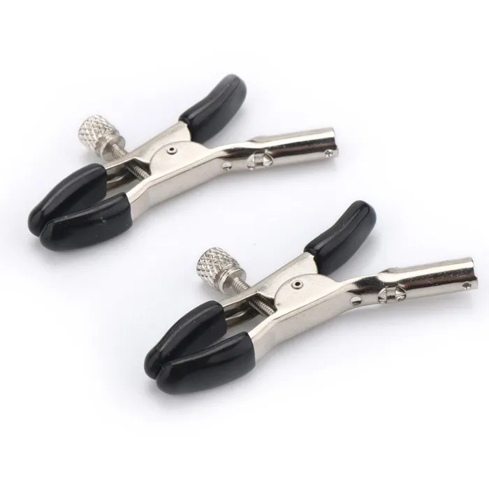 Vibrators 4 Styles 1 pices fantaisie mamelon pinces pinces poitrine avec chane en mtal BDSM adulte jouets sexuels pour femmes argent noir avec cloche LAZADASEXTOYS