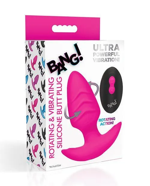Bang Rotating Vibrating Tapered Butt Plug wRemote Xr LLC Anal