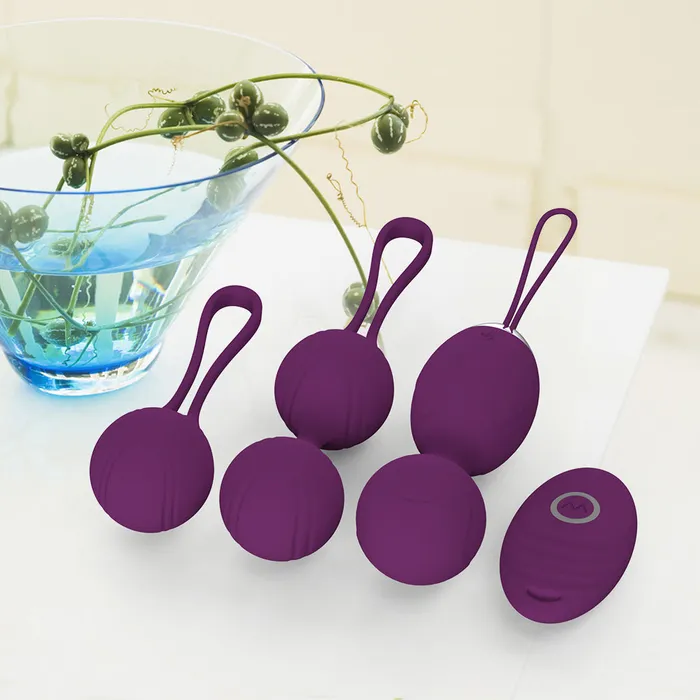 Dildos YOSPOSS Doctor Recommended Pelvic Floor 10 Vibration Modes Ben Wa Balls with Loop