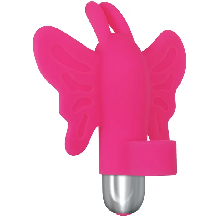 Evolved Vibrators Evolved My Butterfly Silicone Bullet Finger Vibrator Pink