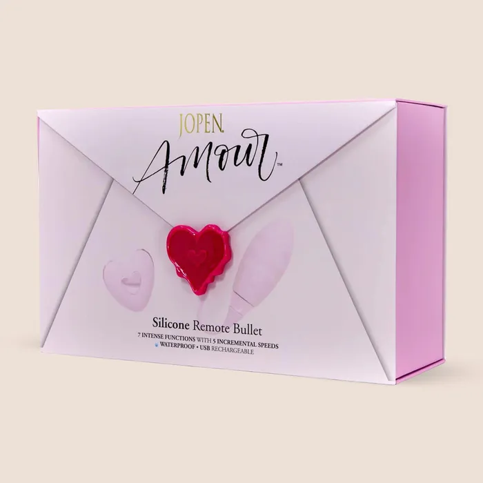 Jopen Amour Remote Bullet textured silicone egg vibe with remote California Exotic Novelties LLC Female Sex Toys