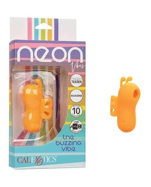 Neon Vibes The Buzzing Vibe Orange California Exotic Novelties Vibrators