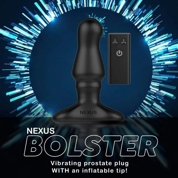 Nexus Anal Nexus Bolster Rechargeable Inflatable Prostate Butt Plug with Remote Control Black Nexus Anal Nexus Bolster Rechargeable Inflatable Prostate Butt Plug with Remote Control Black