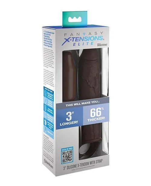 Pipedream Products Male Sex Toys Fantasy Xtensions Elite 7 Extension Wstrap Brown Pipedream Products Male Sex Toys Fantasy Xtensions Elite 7 Extension Wstrap Brown