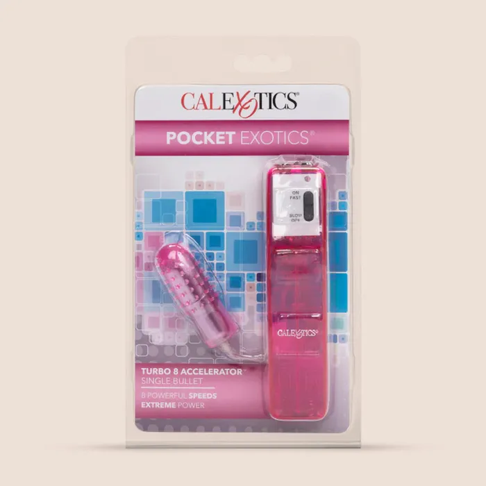 Vibrators Turbo 8 Accelerator Single Bullet 8 powerful vibration level California Exotic Novelties LLC