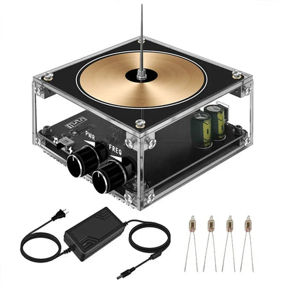 Bluetooth Musical Tesla Coil, Touchable Artificial Lightning Spark Gap Arc Generator Science Teaching Experiment Model