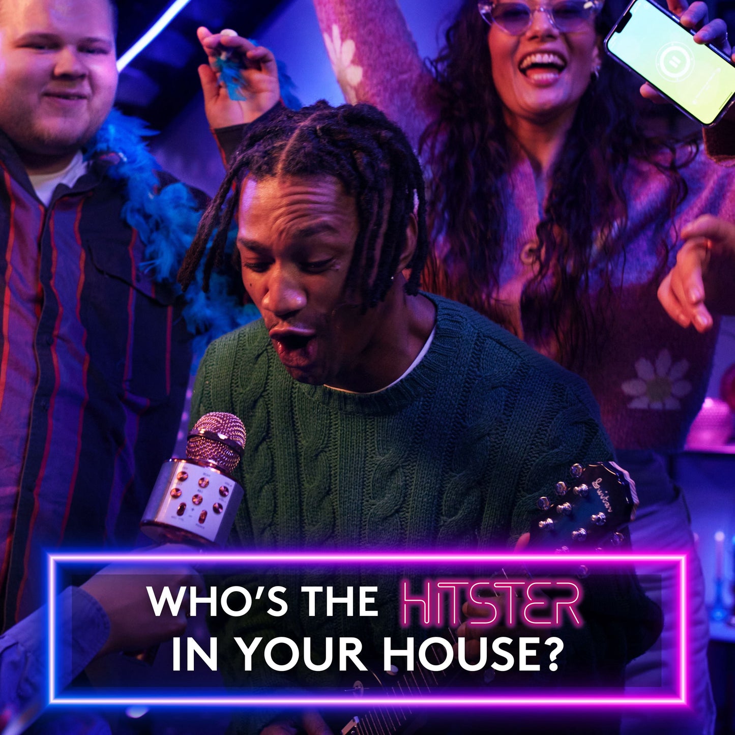 Hitster - the Music Party Card Game, Fun Music Card Game, 2-10 Players