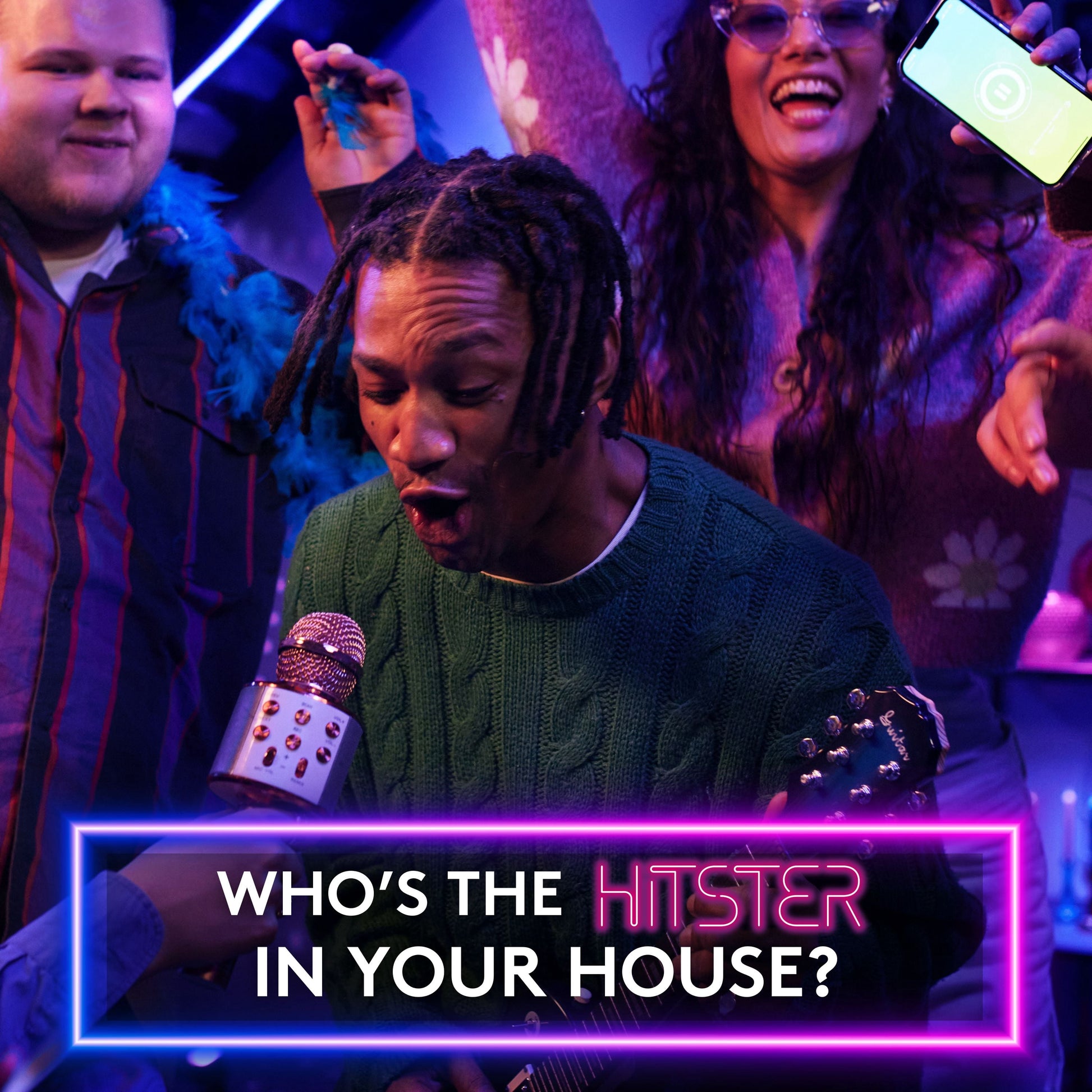 Hitster - the Music Party Card Game, Fun Music Card Game, 2-10 Players