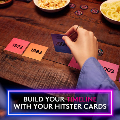 Hitster - the Music Party Card Game, Fun Music Card Game, 2-10 Players